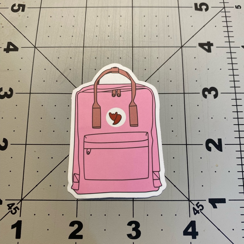 π20/$5π Pink Backpack Sticker - Picture 2 of 3